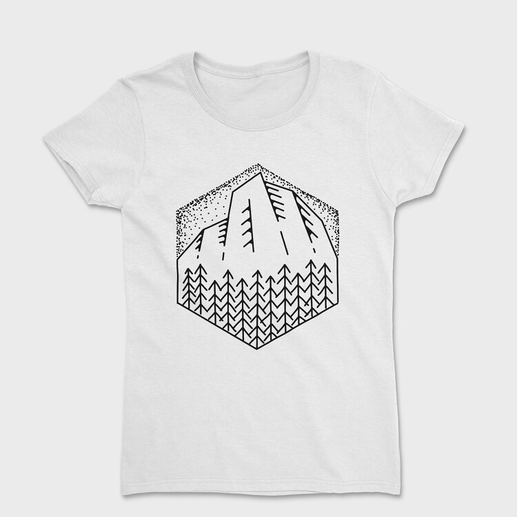 Geometric Landscape 2, Tricou Femei