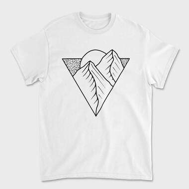 Geometric Landscape 9, Tricou Barbati (Unisex)