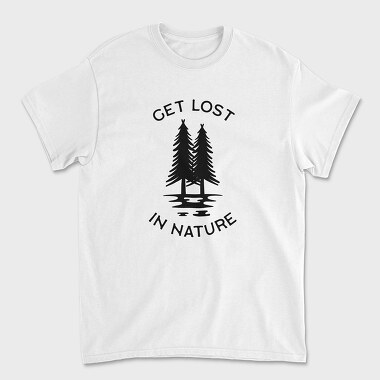 Get Lost in Nature, Tricou Barbati (Unisex)