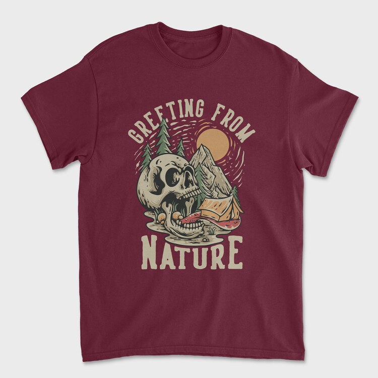 Greeting From Nature, Tricou Barbati (Unisex)