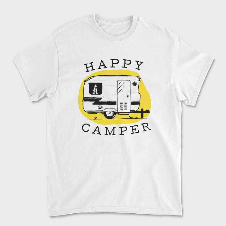 Happy Camper 2, Tricou Barbati (Unisex)