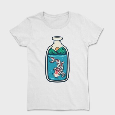 Koi Fish Illustration 5, Tricou Femei