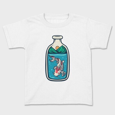 Koi Fish Illustration 5, Tricou Copii