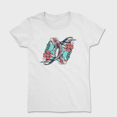 Koi Fish Illustration 6, Tricou Femei