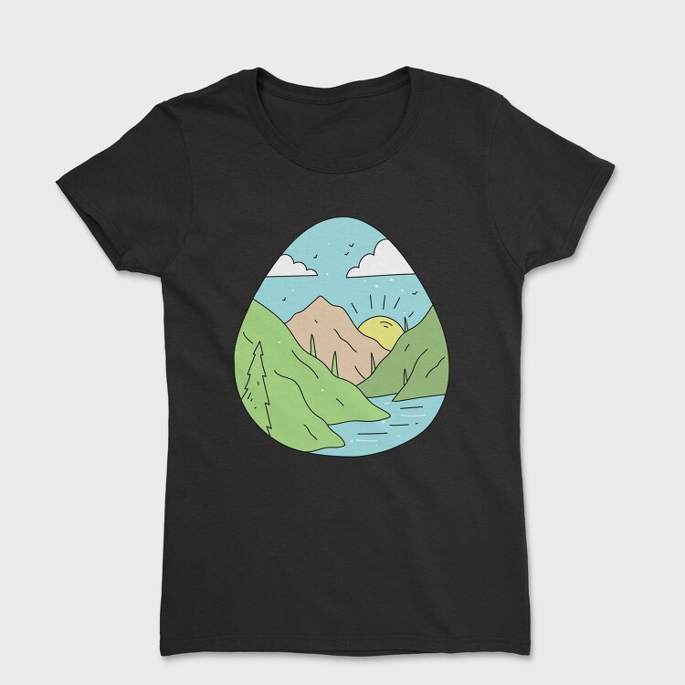 Landscape Nature 10, Tricou Femei