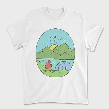 Landscape Nature 11, Tricou Barbati (Unisex)