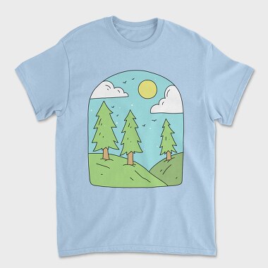 Landscape Nature 8, Tricou Barbati (Unisex)