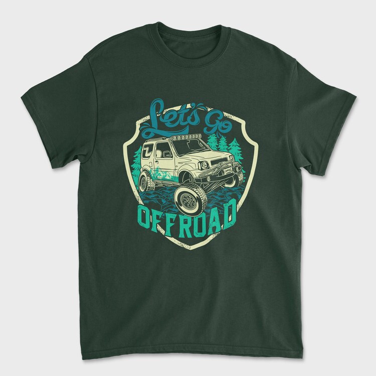 Lets Go Offroad, Tricou Barbati (Unisex)