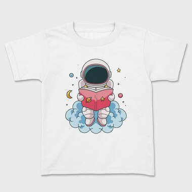 Little Astronaut Reading, Tricou Copii