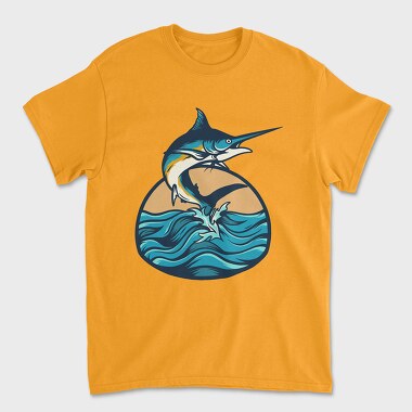 Marlin Fish 3, Tricou Barbati (Unisex)