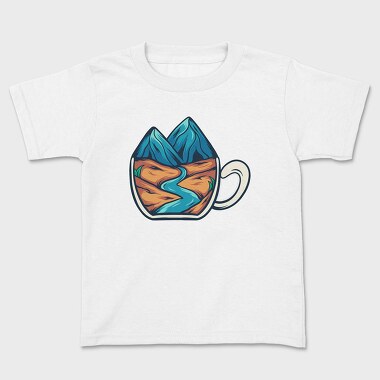 Mountain Illustration 4, Tricou Copii