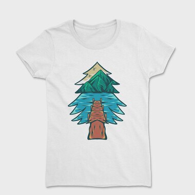 Mountain Illustration 6, Tricou Femei