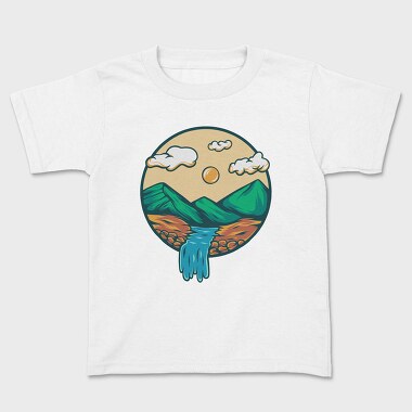 Mountain Illustration 7, Tricou Copii