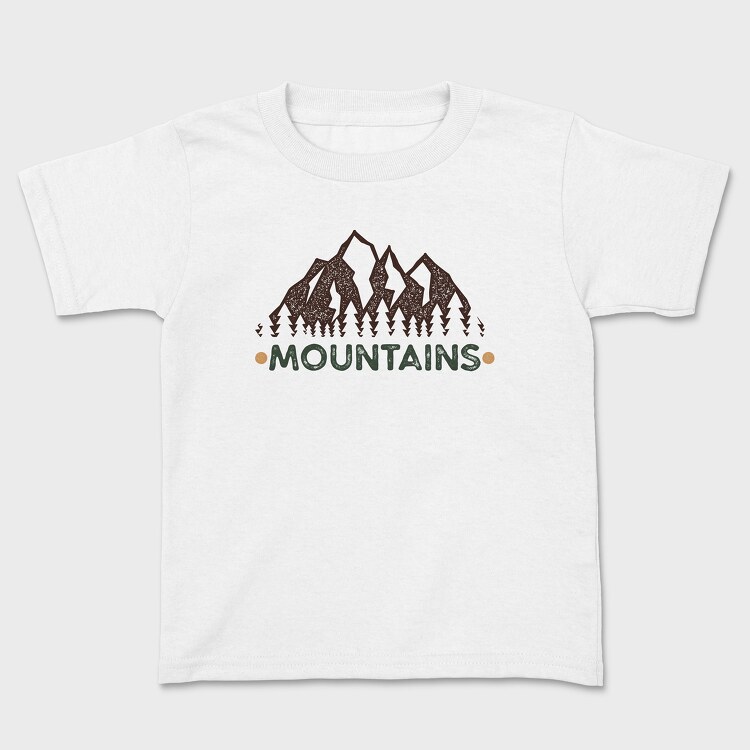 mountain retro, Tricou Copii