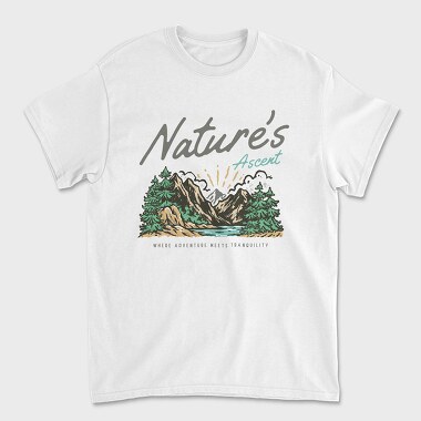 Natures Ascent, Tricou Barbati (Unisex)