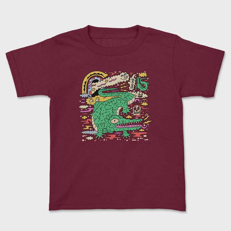 Psychedelic Crocodile, Tricou Copii