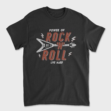 Rock N Roll Color, Tricou Barbati (Unisex)