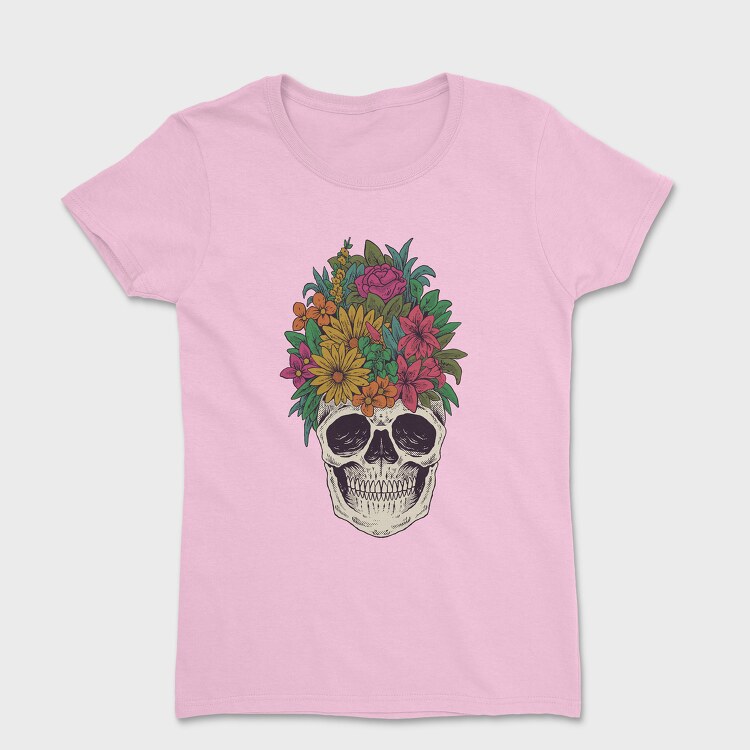 Skull Flowers, Tricou Femei