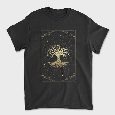 The Tree Tarot Card, Tricou Barbati (Unisex)