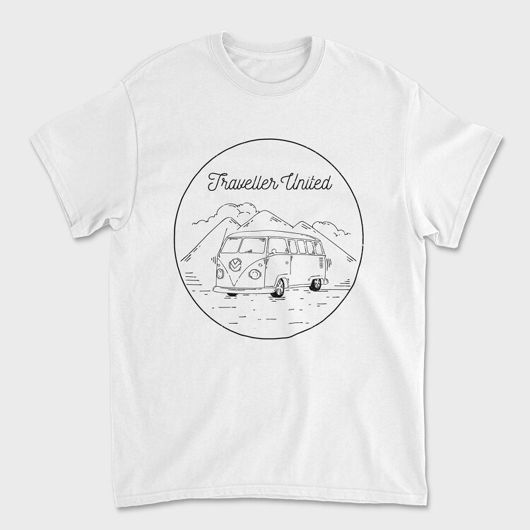 Traveller United, Tricou Barbati (Unisex)