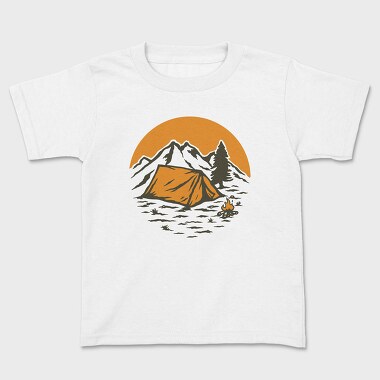 Vintage Adventure Outdoor Camping 1, Tricou Copii