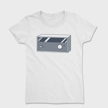 Tricou Femei, Vintage Audio Illustration