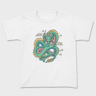 Tricou Copii, Vintage Dragon