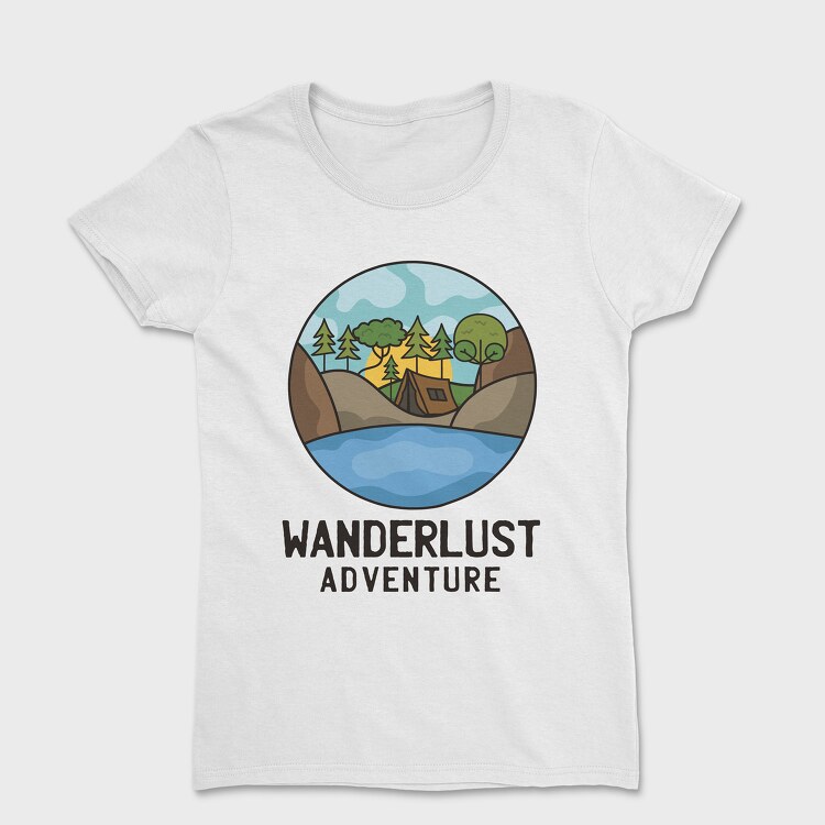 Wanderlust Adventure, Tricou Femei