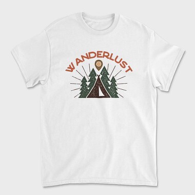 Wanderlust, Tricou Barbati (Unisex)