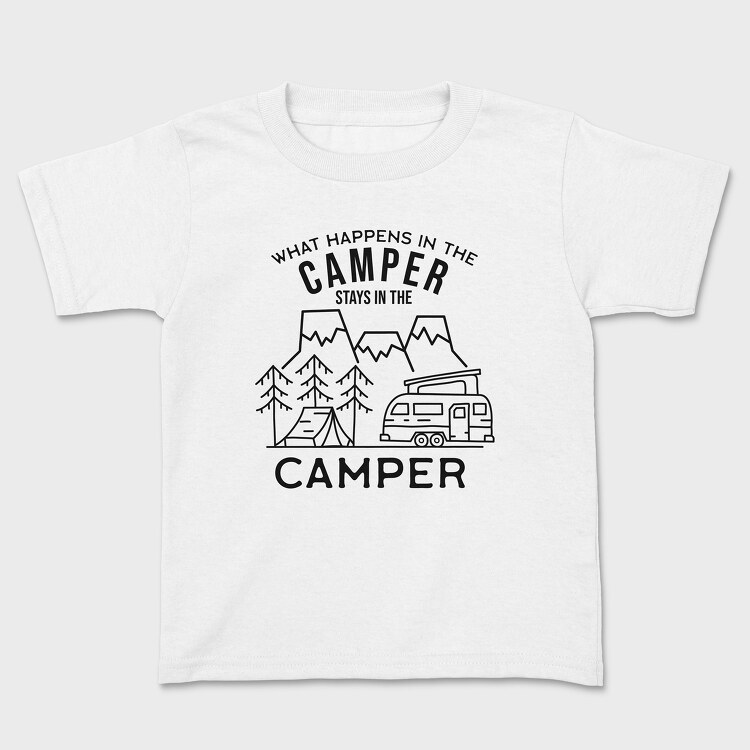 What Happens in the Camper, Tricou Copii