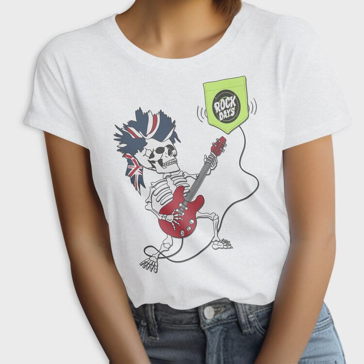 Skeleton Rock Days, Tricou Femei