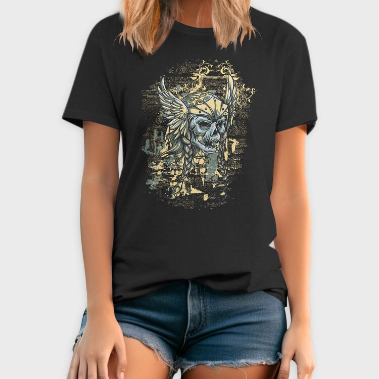 Skull Wings Rider, Tricou Barbati (Unisex)