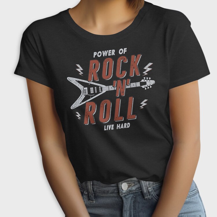 Rock N Roll Color, Tricou Femei