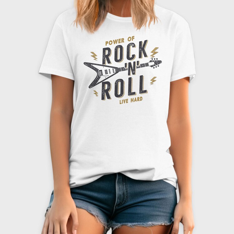 Rock N Roll, Tricou Barbati (Unisex)