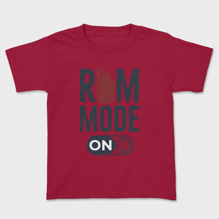 Rum Mode On, Tricou Copii