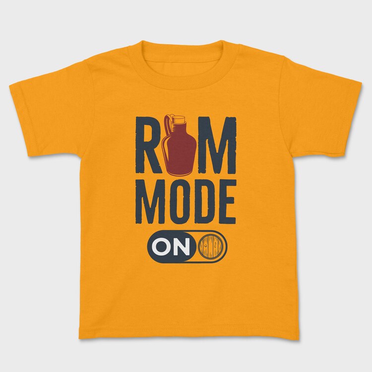 Rum Mode On, Tricou Copii