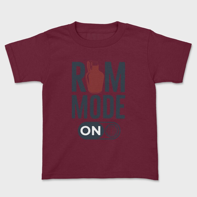 Rum Mode On, Tricou Copii
