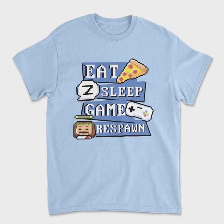 Pixel Respawn, Tricou Barbati (Unisex)