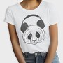Panda Headphones, Tricou Femei