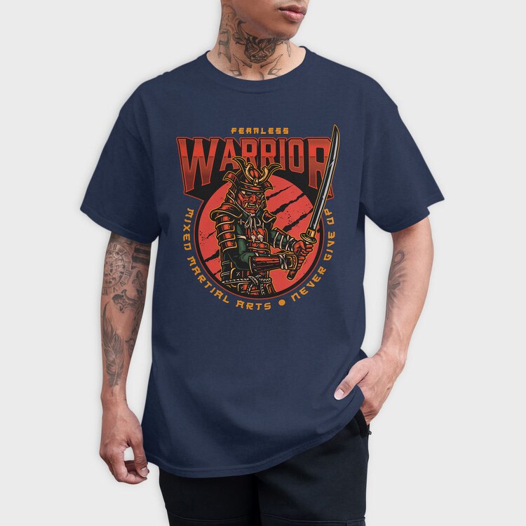 Fearless Warrior Arts, Tricou Barbati (Unisex)