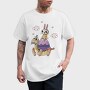 Rabbit On Turtle, Tricou Barbati (Unisex)