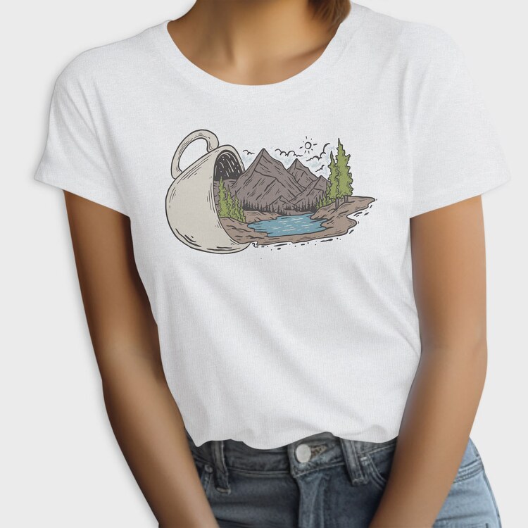 Coffee Landscape, Tricou Femei