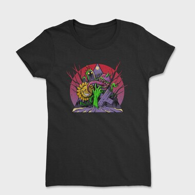 PlantsVSZombies Illustration, Tricou Femei