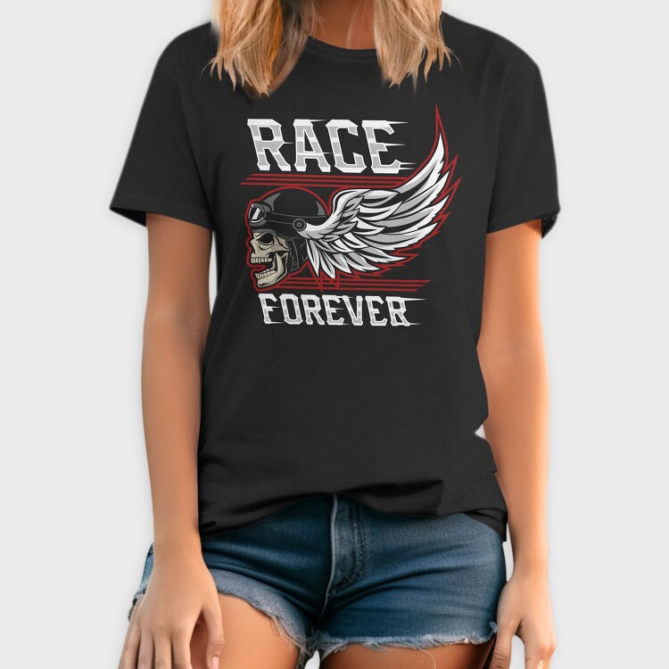 Race Forever, Tricou Barbati (Unisex)