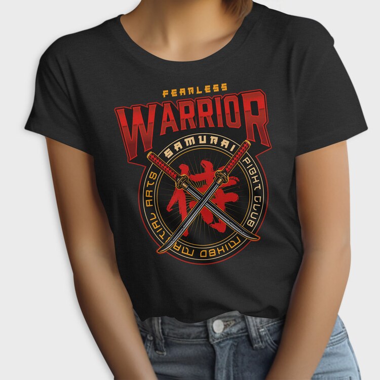 Fearless Warrior Samurai, Tricou Femei