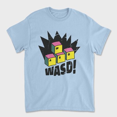 Tricou Barbati (Unisex), Wasd