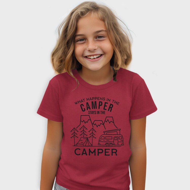 What Happens in the Camper, Tricou Copii