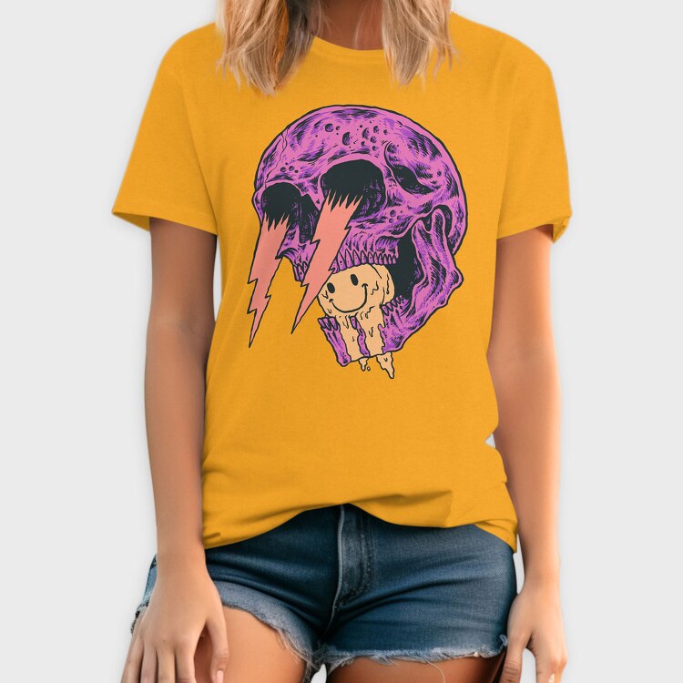 Skull Smile, Tricou Barbati (Unisex)