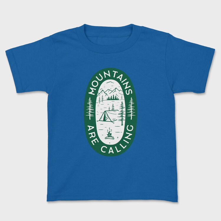 Mountains Are Calling Green, Tricou Copii