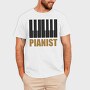 Piano Keys Gold, Tricou Barbati (Unisex)